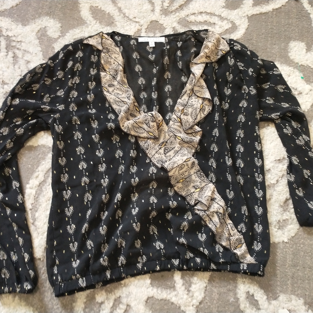 NEW Senlis faux wrap blouse